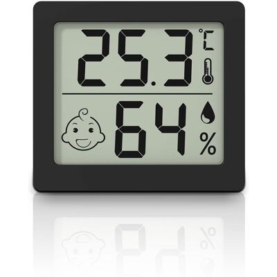 OEM Thermomètre Hygromètre Électronique Intérieur Grand Écran 3,1 Pouces Ultra-fin, Affichage Numérique Température Humidité – Noir - Publicité OEM Thermomètre Hygromètre Électronique Intérieur Grand Écran 3,1 Pouces Ultra-fin, Affichage Numérique Température Humidité – Noir - Publicité