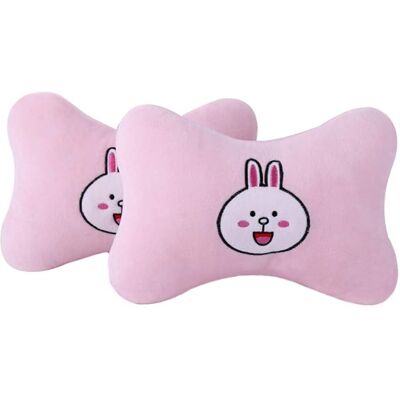 NO BRAND Lot De 2 Coussins Appuie-tête Pour Voiture, Coussin Cervical Motif Dessin Animé, Coussin De Siège Auto Doux Et Confortable, Coussin Appuie-tête Universel Pour Les Voyages Et La Maison (rose) Marque : - Publicité NO BRAND Lot De 2 Coussins Appuie-tête Pour Voiture, Coussin Cervical Motif Dessin Animé, Coussin De Siège Auto Doux Et Confortable, Coussin Appuie-tête Universel Pour Les Voyages Et La Maison (rose) Marque : - Publicité