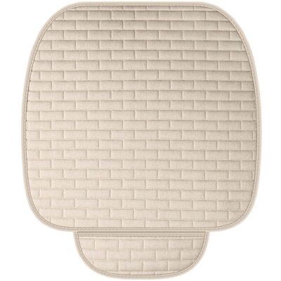 IRISFR Coussin De Siège De Voiture, Coussin Voiture Siege Universel, Coussins De Siègeavant Doux, Coussin Voiture Siege Antidérapant, Couvre Siege Auto Pour Voitures Résistant Aux Rayures (5251cm, Blanc) - Publicité IRISFR Coussin De Siège De Voiture, Coussin Voiture Siege Universel, Coussins De Siègeavant Doux, Coussin Voiture Siege Antidérapant, Couvre Siege Auto Pour Voitures Résistant Aux Rayures (5251cm, Blanc) - Publicité