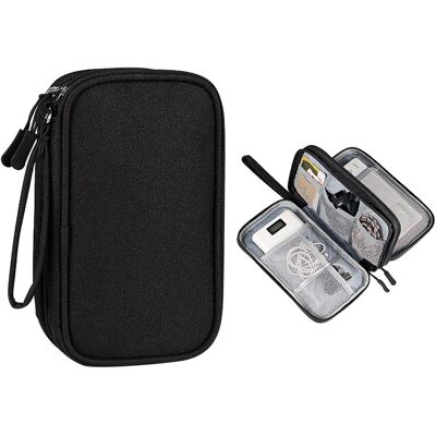 AHLSEN Bravix Sac De Organisateur Accessoires Electroniques 3 Couche, Sac De Rangement Câbles Étanche Portable, Pochette Rangement Multifonctionnel Pour Câbles Chargeur Adaptateurs Écouteurs(noir) - Publicité AHLSEN Bravix Sac De Organisateur Accessoires Electroniques 3 Couche, Sac De Rangement Câbles Étanche Portable, Pochette Rangement Multifonctionnel Pour Câbles Chargeur Adaptateurs Écouteurs(noir) - Publicité