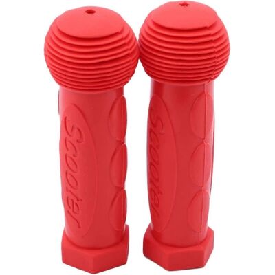 YUDO Paires De Poignées De Guidon De Rechange En Caoutchouc Souple Pour Tricycle, Poussette Ou Trottinette Enfant-red - Publicité YUDO Paires De Poignées De Guidon De Rechange En Caoutchouc Souple Pour Tricycle, Poussette Ou Trottinette Enfant-red - Publicité