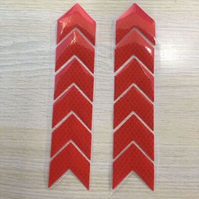 OEM 2pc 12 Pièces Autocollants Réfléchissants Haute Intensité Pour Voiture Visibilité Nocturne Qualité Diamant Avertissement De Sécurité Étanche Pour Voiture Poussette De Moto (rouge) - Publicité OEM 2pc 12 Pièces Autocollants Réfléchissants Haute Intensité Pour Voiture Visibilité Nocturne Qualité Diamant Avertissement De Sécurité Étanche Pour Voiture Poussette De Moto (rouge) - Publicité