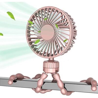 OEM Ventilateur Portable Poussette Bébé 3 Vitesses Rotatif Flexible Batterie Rechargeable Usb Rose -ulisem - Publicité OEM Ventilateur Portable Poussette Bébé 3 Vitesses Rotatif Flexible Batterie Rechargeable Usb Rose -ulisem - Publicité