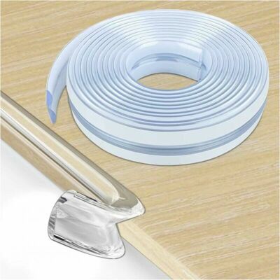 OEM Silicone Coin De Table Protection Bebe , 6m Pré-adhésif Transparent Protection Meuble Bébé , Protecteur Des Bords Et Angles De Placard Pour Sécurité Bebe Maison (6m×width1.5cm) - Publicité OEM Silicone Coin De Table Protection Bebe , 6m Pré-adhésif Transparent Protection Meuble Bébé , Protecteur Des Bords Et Angles De Placard Pour Sécurité Bebe Maison (6m×width1.5cm) - Publicité