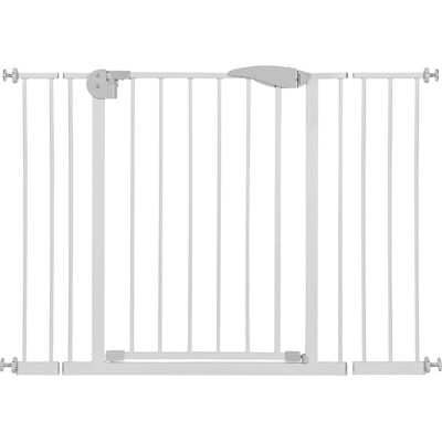 OEM Barrière De Sécurité Pour Animaux Domestiques Réglable (75–115 Cm De Largeur × 76 Cm De Hauteur), Avec Porte Intégrée, Sans Perçage, Compatible Escaliers, En Métal Renforcé Et Panneaux En Pierre Recon - Publicité OEM Barrière De Sécurité Pour Animaux Domestiques Réglable (75–115 Cm De Largeur × 76 Cm De Hauteur), Avec Porte Intégrée, Sans Perçage, Compatible Escaliers, En Métal Renforcé Et Panneaux En Pierre Recon - Publicité