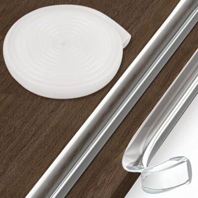 OEM Silicone Protection Bebe De Table Et Meuble, Pré-adhésif Transparent Coin De Table Protection Bebe, Protecteur Des Bords Et Angles De Placard Pour La Sécurité De Bébé Et De Famille, 1m-crezuo - Publicité OEM Silicone Protection Bebe De Table Et Meuble, Pré-adhésif Transparent Coin De Table Protection Bebe, Protecteur Des Bords Et Angles De Placard Pour La Sécurité De Bébé Et De Famille, 1m-crezuo - Publicité