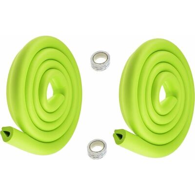 OEM 4 Mètre Anti Choc Protecteurs, U-forme Rouleau En Mousse Protections Bords De Table En Verre, Sécurité Épreuvage Pour Bébé Et Enfants, Suave Protections De Rebords 2x2m, Vert, Tkd7003 Green, Ensoleill - Publicité OEM 4 Mètre Anti Choc Protecteurs, U-forme Rouleau En Mousse Protections Bords De Table En Verre, Sécurité Épreuvage Pour Bébé Et Enfants, Suave Protections De Rebords 2x2m, Vert, Tkd7003 Green, Ensoleill - Publicité