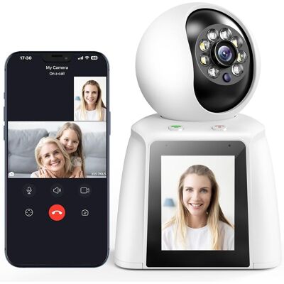 OEM Caméra De Sécurité Intérieure 2k, Moniteur Wifi Pour Bébé/aîné/enfant/nounou, Vidéo Bidirectionnelle/application Téléphonique, Caméra Pour Animaux De Compagnie,caméra De Conversation Vidéo - Publicité OEM Caméra De Sécurité Intérieure 2k, Moniteur Wifi Pour Bébé/aîné/enfant/nounou, Vidéo Bidirectionnelle/application Téléphonique, Caméra Pour Animaux De Compagnie,caméra De Conversation Vidéo - Publicité