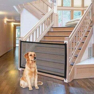 OEM Noir (180 X 72cm) Barrière De Sécurité Chien,barrière Pour Animal Domestique, Animal Domestique Rétractable Barrières Pour Escalier Cuisine Portable Pliable Installer N'Importe Où - Publicité OEM Noir (180 X 72cm) Barrière De Sécurité Chien,barrière Pour Animal Domestique, Animal Domestique Rétractable Barrières Pour Escalier Cuisine Portable Pliable Installer N'Importe Où - Publicité