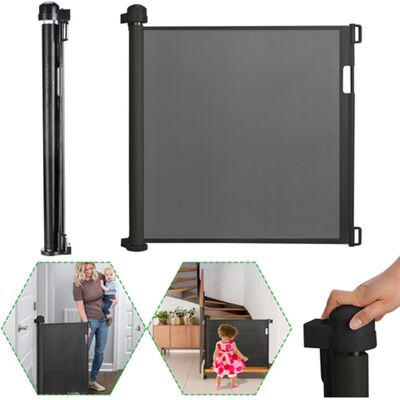 OEM Barrière De Sécurité Barrière Sécurité Bébé (0 À 140 Cm) Extensible Et Enroulable D'Escaliers Et Portes, Noir Hengmei-dou - Publicité OEM Barrière De Sécurité Barrière Sécurité Bébé (0 À 140 Cm) Extensible Et Enroulable D'Escaliers Et Portes, Noir Hengmei-dou - Publicité