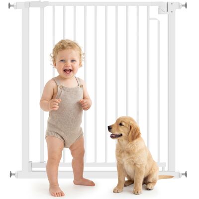 OEM Barrière D'Escalier Sans Perçage, À Fermeture Automatique, Pour Enfants, Cuisine, Escaliers, 76-80 X 76 Cm, Blanche - Publicité OEM Barrière D'Escalier Sans Perçage, À Fermeture Automatique, Pour Enfants, Cuisine, Escaliers, 76-80 X 76 Cm, Blanche - Publicité