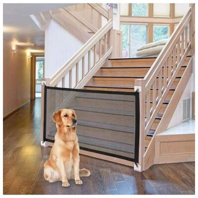 SANS MARQUE Barrière De Sécurité Chien, Barriere Animaux,barrière Pour Animal Domestique, Animal Domestique Rétractable Barrières Pour Escalier Cuisine Portable Pliable Installer N'Importe Où,noir (180 - Publicité SANS MARQUE Barrière De Sécurité Chien, Barriere Animaux,barrière Pour Animal Domestique, Animal Domestique Rétractable Barrières Pour Escalier Cuisine Portable Pliable Installer N'Importe Où,noir (180 - Publicité