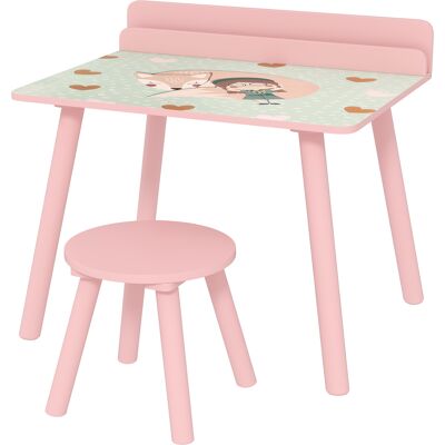 OEM Ensemble Table Et Chaise Enfant Avec Porte-livres Motif Ours Rose 3-8 Ans - Publicité OEM Ensemble Table Et Chaise Enfant Avec Porte-livres Motif Ours Rose 3-8 Ans - Publicité