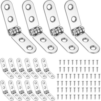 OEM 16 Pcs Charnière Plate, Charniere Porte Placard Cuisine, Charnières Pliantes À 180 Degrés, Charnières Pour Porte En Bois Armoires Meubles Table Pliante - Publicité OEM 16 Pcs Charnière Plate, Charniere Porte Placard Cuisine, Charnières Pliantes À 180 Degrés, Charnières Pour Porte En Bois Armoires Meubles Table Pliante - Publicité