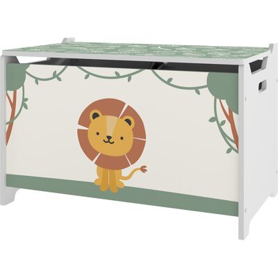 OEM Coffre À Jouets Avec Couvercle, Coffre De Rangement Enfant, 60 X 37 X 39 Cm, Vert - Avec Charnières De Sécurité - Publicité OEM Coffre À Jouets Avec Couvercle, Coffre De Rangement Enfant, 60 X 37 X 39 Cm, Vert - Avec Charnières De Sécurité - Publicité