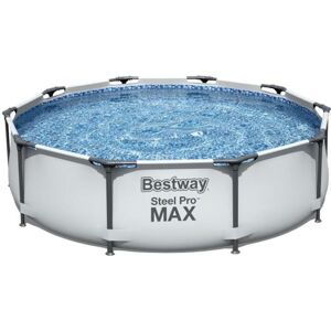 Kit Piscine hors sol tubulaire Bestway Steel Pro Max™ - 305 x 76 cm - Ronde (Livrée avec un patche de réparation) - Publicité