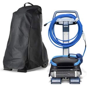 FITAGS Housse De Protection Pour Nettoyeur De Piscine, Tissu Oxford 420d, 222642 Pouces Noir, Housse Robot Dolphin Avec Poignée Et Cordon De Serrage - Publicité FITAGS Housse De Protection Pour Nettoyeur De Piscine, Tissu Oxford 420d, 222642 Pouces Noir, Housse Robot Dolphin Avec Poignée Et Cordon De Serrage - Publicité