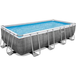 Bestway 4,88 x 2,44 x 1,22 m Power Steel Frame Pool Set 488 x 305 x 107 cm - Publicité