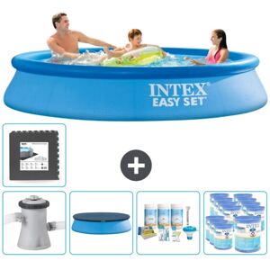Piscine gonflable Intex 305x61 cm avec accessoires - Publicité Piscine gonflable Intex 305x61 cm avec accessoires - Publicité