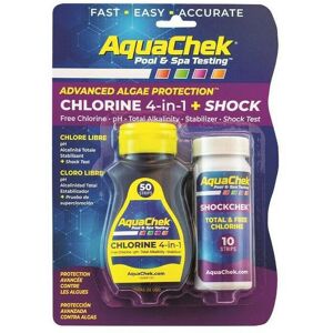 Aquachek - Testeur chlorine 4 en 1 shock - Publicité