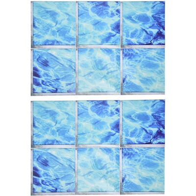 PELTOR Jeffergarden Autocollant De Baignoire 3d Imperméable Et Antidérapant, 2 Ensembles, Autocollant De Carrelage En Pvc Auto-adhésif Pour Piscine - Publicité PELTOR Jeffergarden Autocollant De Baignoire 3d Imperméable Et Antidérapant, 2 Ensembles, Autocollant De Carrelage En Pvc Auto-adhésif Pour Piscine - Publicité