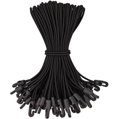 Barkbusterslot De 50 Tendeurs Élastiques Avec Crochets, Tendeurs En Caoutchouc Avec Crochets Pour Bâche De Piscine De Haute Qualité - Publicité Barkbusterslot De 50 Tendeurs Élastiques Avec Crochets, Tendeurs En Caoutchouc Avec Crochets Pour Bâche De Piscine De Haute Qualité - Publicité