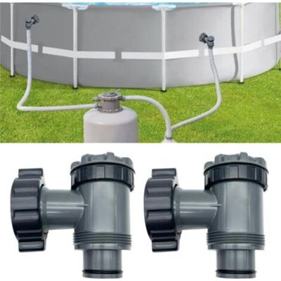 Scotch Vanne D'Admission/sortie Compatible Avec Les Pompes De Filtration De Piscine Hors Sol Coleman, Intex Et Bestway, Pièces De Rechange Pour Pompe De Piscine, Pour Tuyau De 38 Mm (b, Lot De 2) - Publicité Scotch Vanne D'Admission/sortie Compatible Avec Les Pompes De Filtration De Piscine Hors Sol Coleman, Intex Et Bestway, Pièces De Rechange Pour Pompe De Piscine, Pour Tuyau De 38 Mm (b, Lot De 2) - Publicité