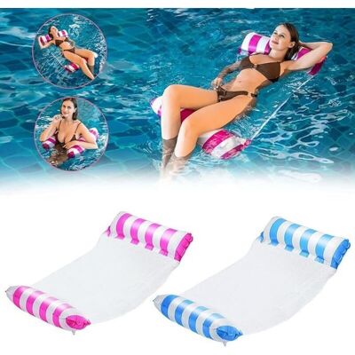 PELTOR 2 Pcs Flottant De Inclinable Flotteur Hamac, 4 En 1 Flotteurs Gonflables Pour Piscine, Flottant Gonflable Hamac Pliable, Lit Flottant Gonflable Pour Adultes Et Enfants - Publicité PELTOR 2 Pcs Flottant De Inclinable Flotteur Hamac, 4 En 1 Flotteurs Gonflables Pour Piscine, Flottant Gonflable Hamac Pliable, Lit Flottant Gonflable Pour Adultes Et Enfants - Publicité