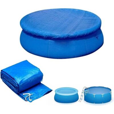 ABYSSE 183 Cm De Diamètre Bâches/couverture De Protection Avec Attaches En Corde,bâche Durable Antipoussière Coupe-vent Pour Piscines Hors Sol Rondes - Publicité ABYSSE 183 Cm De Diamètre Bâches/couverture De Protection Avec Attaches En Corde,bâche Durable Antipoussière Coupe-vent Pour Piscines Hors Sol Rondes - Publicité