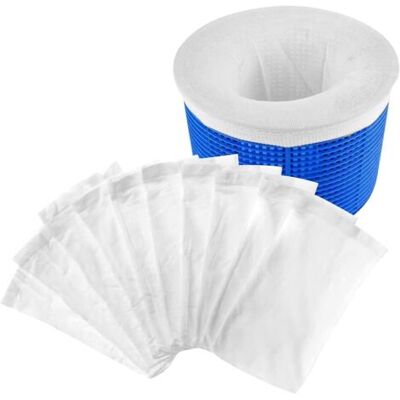 ABYSSE Lot De 10 Chaussettes D'Écumage De Piscine, Réutilisables, Filtres D'Écumage De Piscine, Préfiltre D'Écumage En Nylon Élastique, Chaussettes D'Écumage De Piscine (blanc) - Publicité ABYSSE Lot De 10 Chaussettes D'Écumage De Piscine, Réutilisables, Filtres D'Écumage De Piscine, Préfiltre D'Écumage En Nylon Élastique, Chaussettes D'Écumage De Piscine (blanc) - Publicité