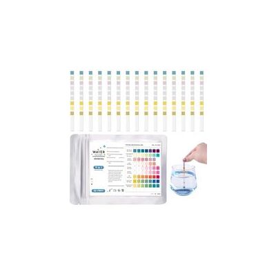 OEM 50pcs 9 En 1 Test Eau Potable, Bandelettes De Test Ph Pour Eau De Piscine Et Spa, Bandelette Testeur Dureté De L'Eau Pour Aquarium, Pool Teststreifen Pour Analyse Ph Nitrites Chlore Dureté Piscinecre - Publicité OEM 50pcs 9 En 1 Test Eau Potable, Bandelettes De Test Ph Pour Eau De Piscine Et Spa, Bandelette Testeur Dureté De L'Eau Pour Aquarium, Pool Teststreifen Pour Analyse Ph Nitrites Chlore Dureté Piscinecre - Publicité