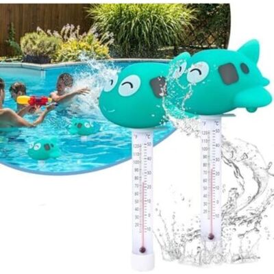 ABYSSE Lot De 2 Thermomètres Flottants Pour Piscine - Pour Piscines Intérieures Et Extérieures, Baignoires, Aquariums, Étangs - Publicité ABYSSE Lot De 2 Thermomètres Flottants Pour Piscine - Pour Piscines Intérieures Et Extérieures, Baignoires, Aquariums, Étangs - Publicité