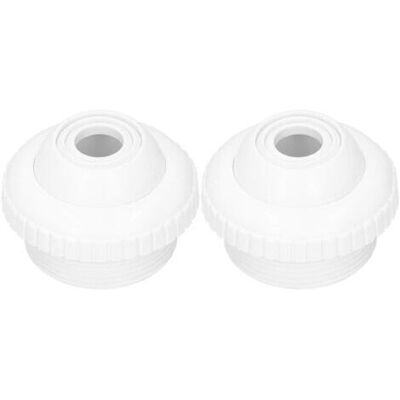 BARKBUSTERS 2 Pièces Buse De Refoulement Piscine - Buse De Piscine Skimmer Pour Piscines À Parois En Acier - Buse De Retour Avec Tête Pivotante Accessoires De Piscine - Filetage Extérieur 1,5 Pouces - Bl - Publicité BARKBUSTERS 2 Pièces Buse De Refoulement Piscine - Buse De Piscine Skimmer Pour Piscines À Parois En Acier - Buse De Retour Avec Tête Pivotante Accessoires De Piscine - Filetage Extérieur 1,5 Pouces - Bl - Publicité