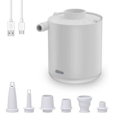 BARKBUSTERS Gonfleur Électrique Rechargeable, Pompe À Air Portable Avec Lumière Led, Gonfleur/dégonfleur Avec 5 Buses Pour Matelas Gonflable, Piscine, Bouée, Bateau Pneumatique, Anneau De Natation - Publicité BARKBUSTERS Gonfleur Électrique Rechargeable, Pompe À Air Portable Avec Lumière Led, Gonfleur/dégonfleur Avec 5 Buses Pour Matelas Gonflable, Piscine, Bouée, Bateau Pneumatique, Anneau De Natation - Publicité
