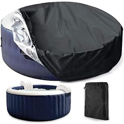 ABYSSE Bâche De Piscine Gonflable 210x90cm – Tissu Oxford 210d Imperméable – Protection Contre Débris Et Intempéries – Compatible Hors Sol - Publicité ABYSSE Bâche De Piscine Gonflable 210x90cm – Tissu Oxford 210d Imperméable – Protection Contre Débris Et Intempéries – Compatible Hors Sol - Publicité