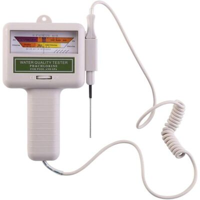 OEM Testeur De Qualité De L'Eau, Testeur De Ph 2 En 1 Numérique Chlore / Cl2 Mètre Contrôleur De Contrôle De La Qualité De L'Eau Portable Avec Grand Écran Pour Spa De Piscine (gris Blanc)-crezuo - Publicité OEM Testeur De Qualité De L'Eau, Testeur De Ph 2 En 1 Numérique Chlore / Cl2 Mètre Contrôleur De Contrôle De La Qualité De L'Eau Portable Avec Grand Écran Pour Spa De Piscine (gris Blanc)-crezuo - Publicité