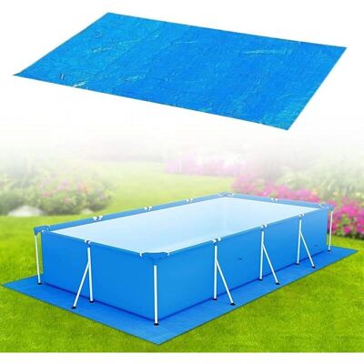 Melissa Ersandy – Tapis De Sol Piscine 300x200cm – Tissu Tissé Imperméable – Protection Contre L'Usure – Pliable Pour Piscines Gonflables - Publicité Melissa Ersandy – Tapis De Sol Piscine 300x200cm – Tissu Tissé Imperméable – Protection Contre L'Usure – Pliable Pour Piscines Gonflables - Publicité