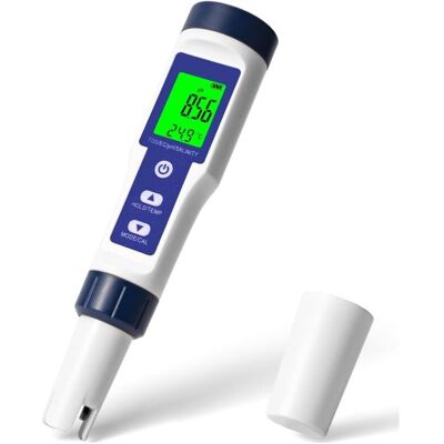 Andiamo Testeur De Sel Pour Piscine 2024. Salinomètre Numérique. Testeur De Salinité 5 En 1 Haute Précision Pour Eau Salée. Kit De Test Étanche Ip67 - Publicité Andiamo Testeur De Sel Pour Piscine 2024. Salinomètre Numérique. Testeur De Salinité 5 En 1 Haute Précision Pour Eau Salée. Kit De Test Étanche Ip67 - Publicité