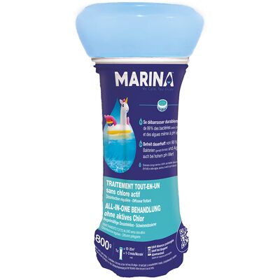 Désinfectant Longue Durée Sans Chlore En Galets Pour Piscine 10 À 20 M³ – Action Algicide Et Oxydante – Compatible Avec Tous Équipements – Marina - Publicité Désinfectant Longue Durée Sans Chlore En Galets Pour Piscine 10 À 20 M³ – Action Algicide Et Oxydante – Compatible Avec Tous Équipements – Marina - Publicité