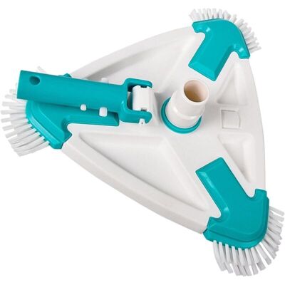 Andiamo Brosse Sous Vide Triangulaire Lestée Pour Piscine – Adaptateur De Tuyau Rotatif – Tête Triangulaire Pour Coins Étroits – Compatible 1-1/4' Et 1-1/2' - Publicité Andiamo Brosse Sous Vide Triangulaire Lestée Pour Piscine – Adaptateur De Tuyau Rotatif – Tête Triangulaire Pour Coins Étroits – Compatible 1-1/4' Et 1-1/2' - Publicité