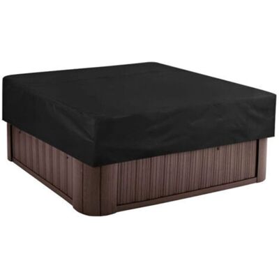URSUS Couverture De Piscine Carré Bâche Solaire Pour Piscine, Cordon D'Ourlet Élastique Protection Uv Durable De Couvertures De Spa, Couverture De Protection Extérieure Pour Piscine 210×210×30cm, Noir - Publicité URSUS Couverture De Piscine Carré Bâche Solaire Pour Piscine, Cordon D'Ourlet Élastique Protection Uv Durable De Couvertures De Spa, Couverture De Protection Extérieure Pour Piscine 210×210×30cm, Noir - Publicité
