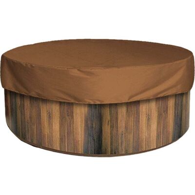 Melissa Couverture De Piscine Ronde Piscine Bâche Solaire Pour Piscine,housse De Protection Spas Imerméable, 190t Pour Extérieur Spas Baignoire,——marron 21570cm..debuns - Publicité Melissa Couverture De Piscine Ronde Piscine Bâche Solaire Pour Piscine,housse De Protection Spas Imerméable, 190t Pour Extérieur Spas Baignoire,——marron 21570cm..debuns - Publicité
