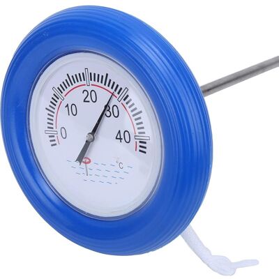 Vision Thermomètre Flottant Pour Piscine, Thermomètre Facile À Lire Avec Cordon D'Eau, Tête Ronde Robuste Pour Une Surveillance Précise De La Température De L'Eau Des Piscines Extérieures - Publicité Vision Thermomètre Flottant Pour Piscine, Thermomètre Facile À Lire Avec Cordon D'Eau, Tête Ronde Robuste Pour Une Surveillance Précise De La Température De L'Eau Des Piscines Extérieures - Publicité