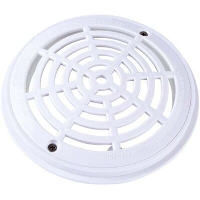 ABYSSE Grille Bonde De Fond Ronde Pour Piscine - Diam 18 X20.3cm - Blanc - Publicité ABYSSE Grille Bonde De Fond Ronde Pour Piscine - Diam 18 X20.3cm - Blanc - Publicité