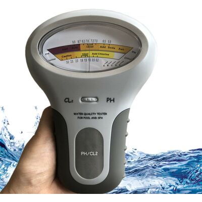 BRINSEA Testeur De Ph De Chlore 2 En 1, Analyseur De Qualité De L'Eau De Chlore, Appareil De Mesure Cl2 - Publicité BRINSEA Testeur De Ph De Chlore 2 En 1, Analyseur De Qualité De L'Eau De Chlore, Appareil De Mesure Cl2 - Publicité