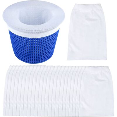 BRINSEA 30 Chaussettes De Skimmer Haute Qualité, Pré Filtre Jetable Universel Pour Panier De Piscine Et Spa - Publicité BRINSEA 30 Chaussettes De Skimmer Haute Qualité, Pré Filtre Jetable Universel Pour Panier De Piscine Et Spa - Publicité