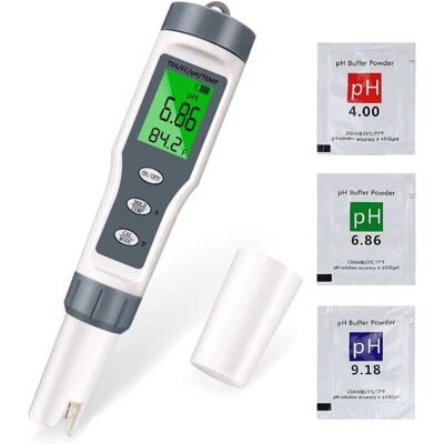 Melissa Testeur Ph Mètre, Testeur Ph Piscine Électronique 4-en-1, Ph Tds Ec &mètre Température, Testeur De Qualité De L'Eau Avec Écran Lcd Et Précision De Lecture, Pour Piscine, Aquarium - Publicité Melissa Testeur Ph Mètre, Testeur Ph Piscine Électronique 4-en-1, Ph Tds Ec &mètre Température, Testeur De Qualité De L'Eau Avec Écran Lcd Et Précision De Lecture, Pour Piscine, Aquarium - Publicité
