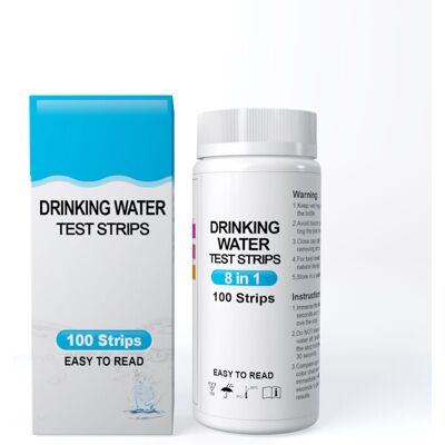 MOXIE 8 En 1 Bandelette Pour Eau De Piscine Et Spa,100 Bandelettes De Test Pour Dureté Totale, Nitrate, Nitrite, Fer, Cuivre, Chlore Libre, Alcali Total, Ph Npterbl - Publicité MOXIE 8 En 1 Bandelette Pour Eau De Piscine Et Spa,100 Bandelettes De Test Pour Dureté Totale, Nitrate, Nitrite, Fer, Cuivre, Chlore Libre, Alcali Total, Ph Npterbl - Publicité