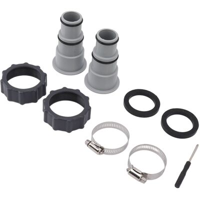 Melissa 2 Adaptateurs De Tuyau De Piscine Avec Collier De Remplacement, Adaptateur De Tuyau De Pompe À Connexion Filetée Pour Intex Fit Aru,de Debuns - Publicité Melissa 2 Adaptateurs De Tuyau De Piscine Avec Collier De Remplacement, Adaptateur De Tuyau De Pompe À Connexion Filetée Pour Intex Fit Aru,de Debuns - Publicité
