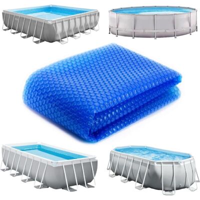 Bâche À Bulles Rectangle Pour Piscine Ou Andiamo - Bleu - 150220cm - Publicité Bâche À Bulles Rectangle Pour Piscine Ou Andiamo - Bleu - 150220cm - Publicité